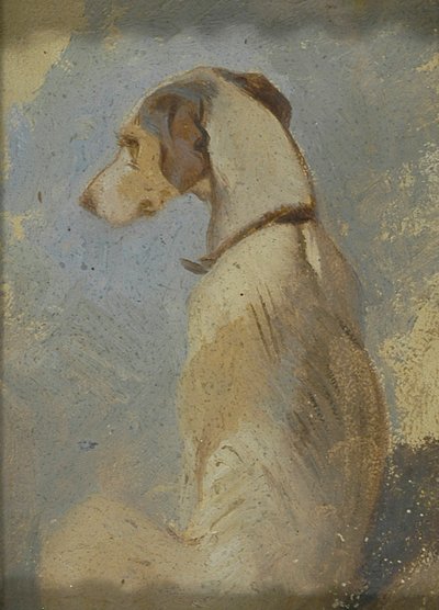 Bir Tazı Çalışması by Sir Edwin Henry Landseer
