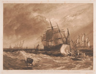 Medway Girişinde Nakliye, No. 2 by Sir Frank Short