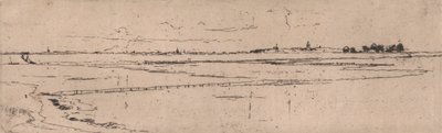 Uzaktaki Monnikendam Taslağı by Sir Frank Short