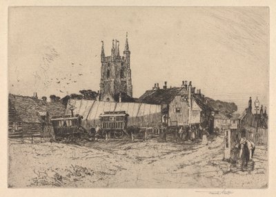 Lidd, Kent'te Gezinen Oyuncular by Sir Frank Short
