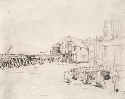 Broadstairs İskelesi'ndeki 'Lusitania' Sal by Sir Frank Short