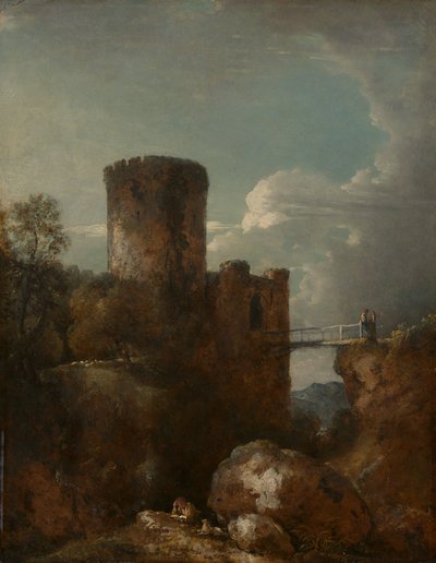 Conway Kalesi by Sir George Howland Beaumont seventh Baronet