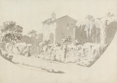 Albano yakınlarındaki Hermitage by Sir George Howland Beaumont seventh Baronet