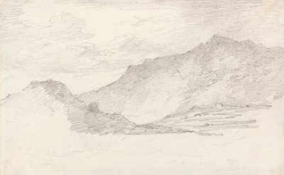 tepe taslağı by Sir George Howland Beaumont seventh Baronet