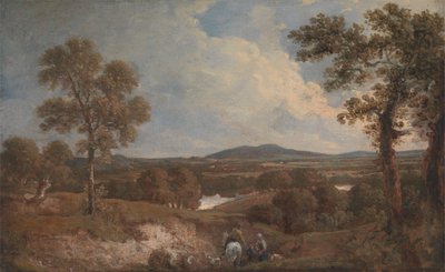 Figürlerin Ön Planda Olduğu Manzara by Sir George Howland Beaumont seventh Baronet