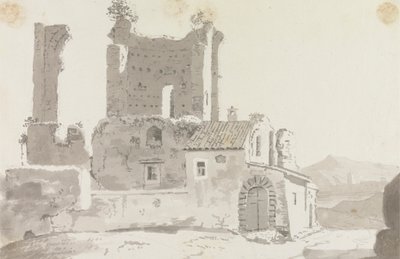 Roma Dışındaki Harabeler by Sir George Howland Beaumont seventh Baronet