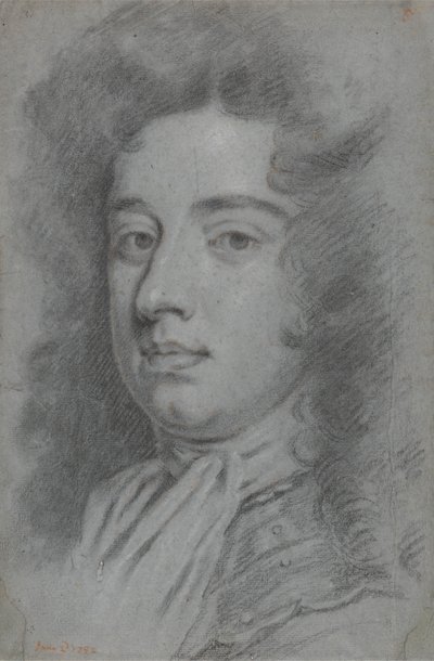 bir adamın kafası by Sir Godfrey Kneller