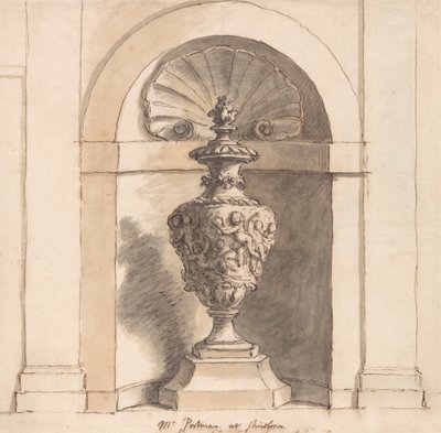 Bay Portman'ın Sherborne'daki Evi İçin Bir Niş by Sir James Thornhill