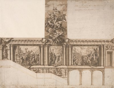Tavan Duvarları ve Merdiven Tasarımı by Sir James Thornhill