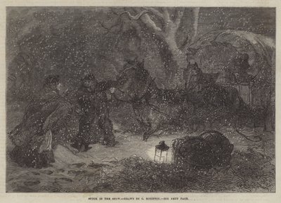 Karda sıkışmış by Sir John Charles Robinson