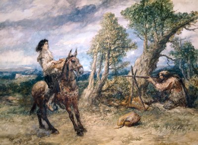 'Gil Blas'ın İlk Macerası', 1892. by Sir John Gilbert