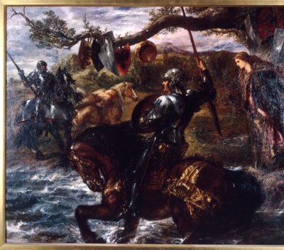 "Lancelot du Lac", 1886 by Sir John Gilbert