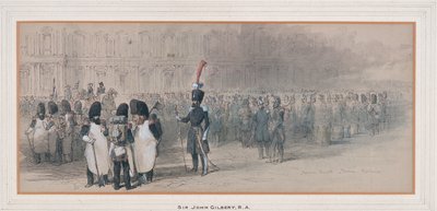 Tuileries Ulusal Muhafızları, 1846 by Sir John Gilbert