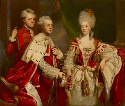 George, 2. Earl Harcourt, eşi Elizabeth ve kardeşi William, 1780 by Sir Joshua Reynolds