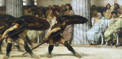 "Pyrrhic Dance", 1869. by Sir Lawrence Alma Tadema
