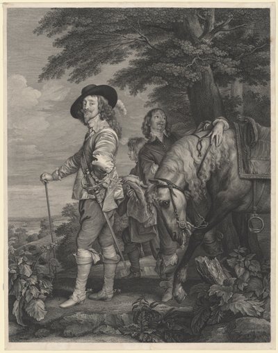 İngiltere Charles I ve Hamilton Dükü by Sir Robert Strange