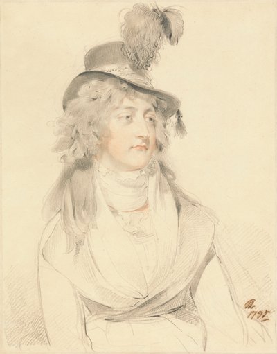Bayan Lysons'ın Portresi by Sir Thomas Lawrence