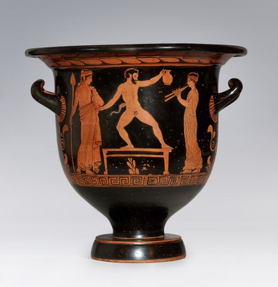 Satyr dans eden Apulian Krater, yaklaşık MÖ 420-410. by Sisyphus Painter