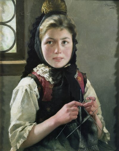 Alman Çiftçi Kız by Sofie Thomesen Werenskiold