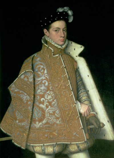Alessandro Farnese (1546-92), daha sonra Hollanda Valisi (1578-86), Margaret of Parma (1522-86) ve Ottavio Farnese, Parma Dükü (1520-86), c.1561 by Sofonisba Anguissola