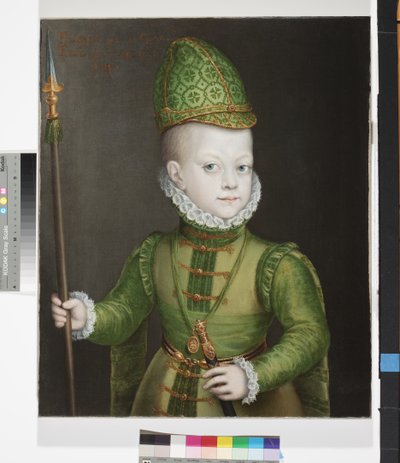 İspanyol Sarayında Bir Çocuğun Portresi, c.1565-70 by Sofonisba Anguissola