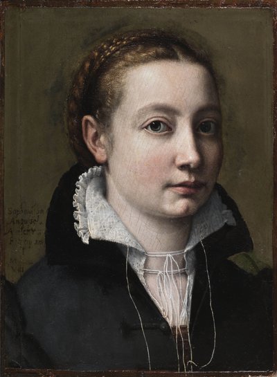 Otoportre, 1558. by Sofonisba Anguissola
