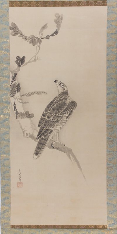 Hawks Taka zu, 17. yüzyılın ortalarında. by Soga Nichokuan