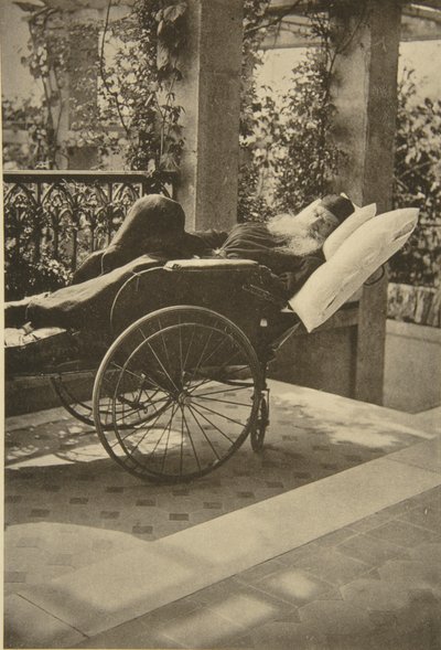 Rus yazar Leo Tolstoy, Gaspra, Kırım, Rusya, 1902