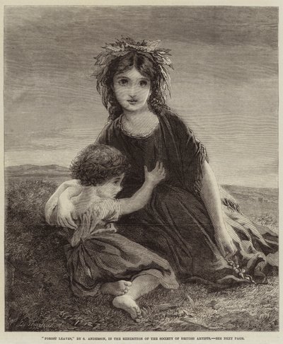 Orman Yaprakları by Sophie Gengembre Anderson