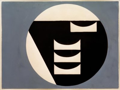 Bir daire içinde kompozisyon by Sophie Taeuber Arp