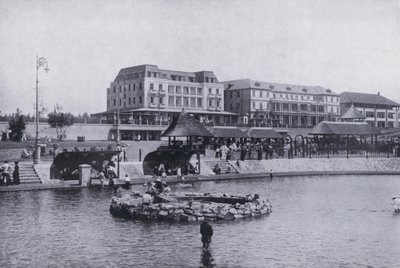 Çocuk Kürek Havuzu, Plaj, Durban (s/b fotoğraf) by South African Photographer