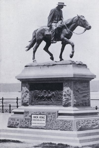 Dick King Anıtı, Durban (s/b fotoğraf) by South African Photographer