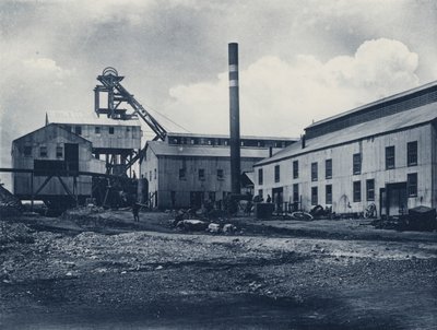 Head Gear, vb, Langlaagte Royal Gold Mining Company (s/b fotoğraf) by South African Photographer