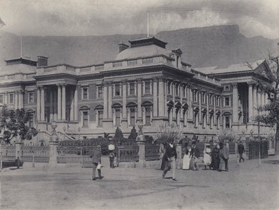 Parlamento Binaları, Cape Town (s/b fotoğraf) by South African Photographer