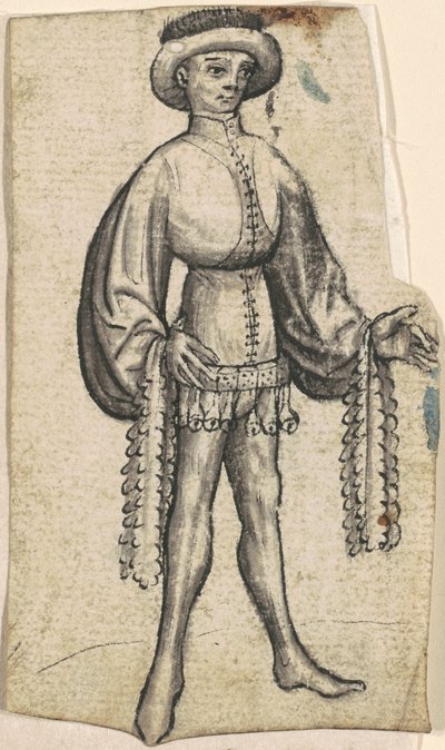 Daimi Bir Saray Üyesi by South German 15th Century