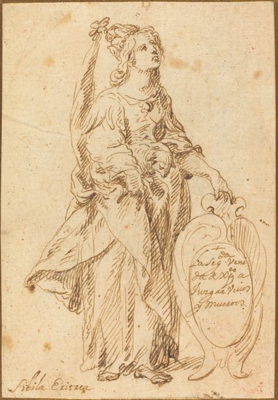 Eritre Sibil by Spanish 17th Century
