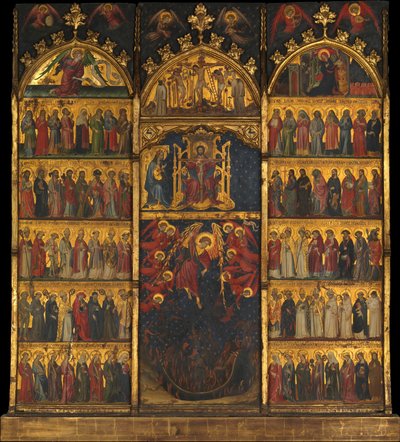 All Saints Taped Trinity. by Spanish Painter