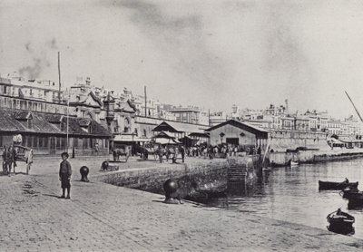 Cadiz: İskele (s/b fotoğraf) by Spanish Photographer