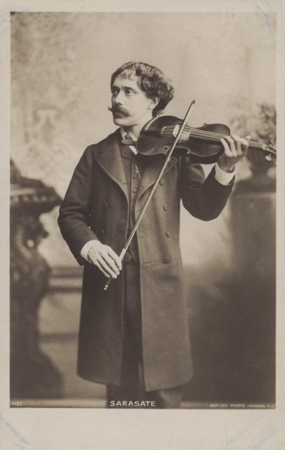 Pablo de Sarasate, İspanyol kemancı ve besteci by Spanish Photographer