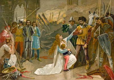 Fatihin ayaklarında aşındırın. by Spanish School