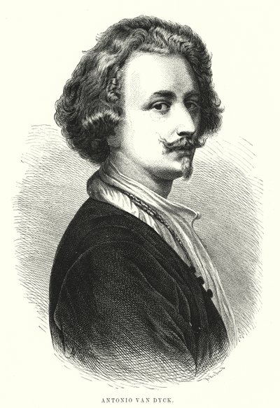 Anthony van Dyck, Flaman sanatçı (lito) by Spanish School