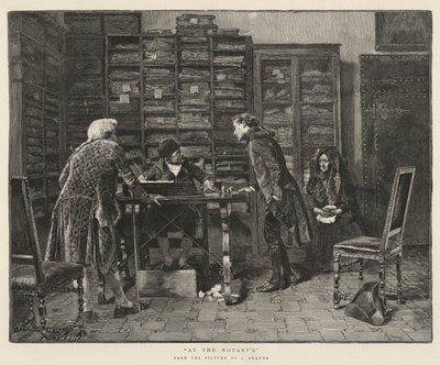 Noterde (gravür) by Spanish School