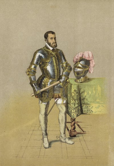 Charles V, Kutsal Roma İmparatoru by Spanish School