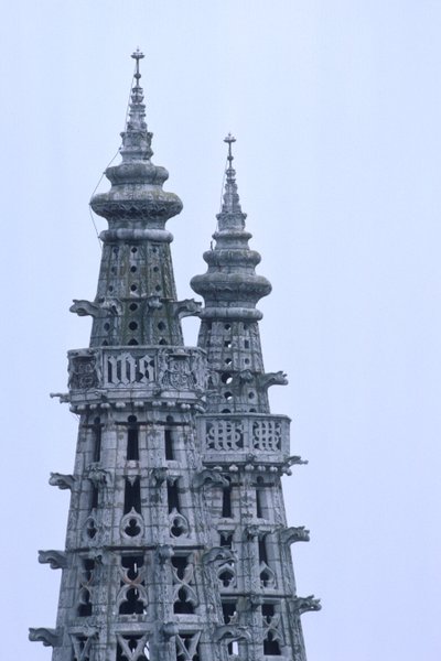 Çan kulesi kulelerinin detayı (fotoğraf) by Spanish School