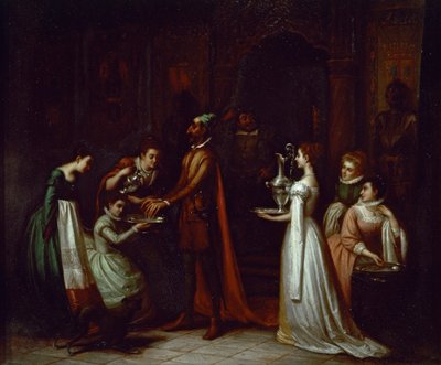 Düklerin evinde Don Kişot by Spanish School