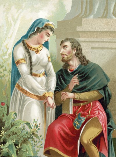 Eloise ve Abelard by Spanish School