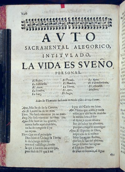 Pedro Calderon de la Barca tarafından Los Autos Sacramentales