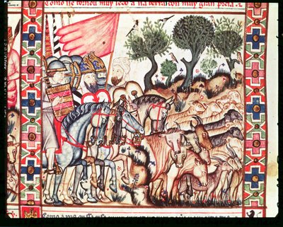 Fol.68v Türkler ve Mağribiler Cantigas de Santa Maria