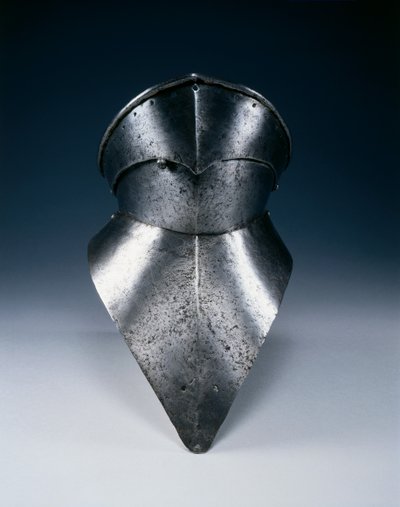 Gotik bevor, c.1480 (çelik) by Spanish School