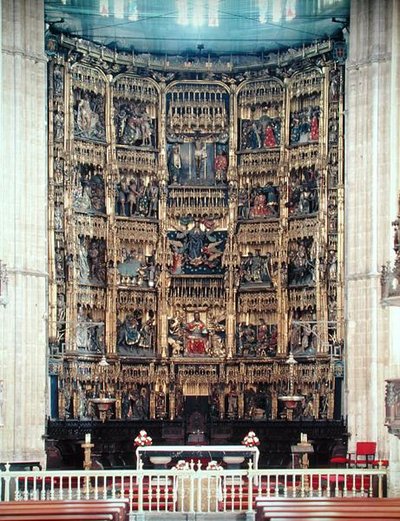 Yüksek Altar (boyalı ahşap) by Spanish School